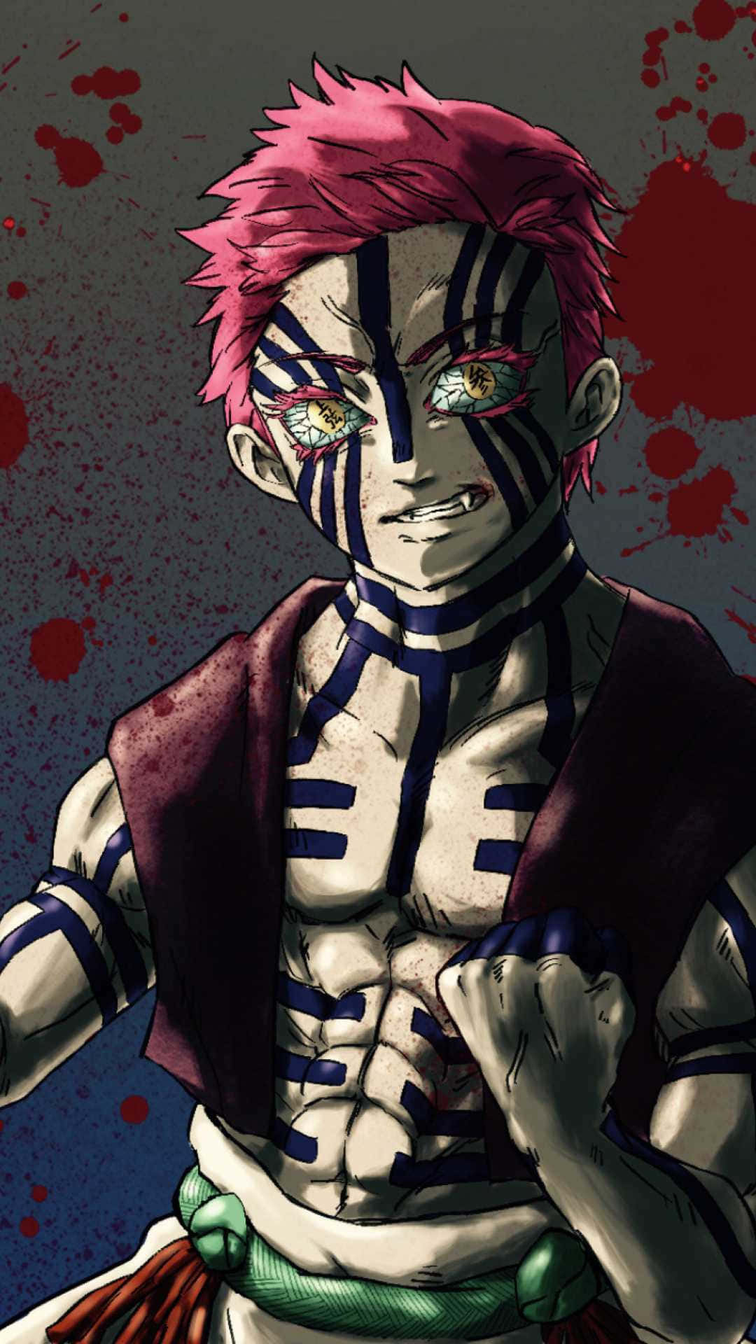 Demon Slayer, iPhone 11, pink hair, Full HD Phone Wallpaper