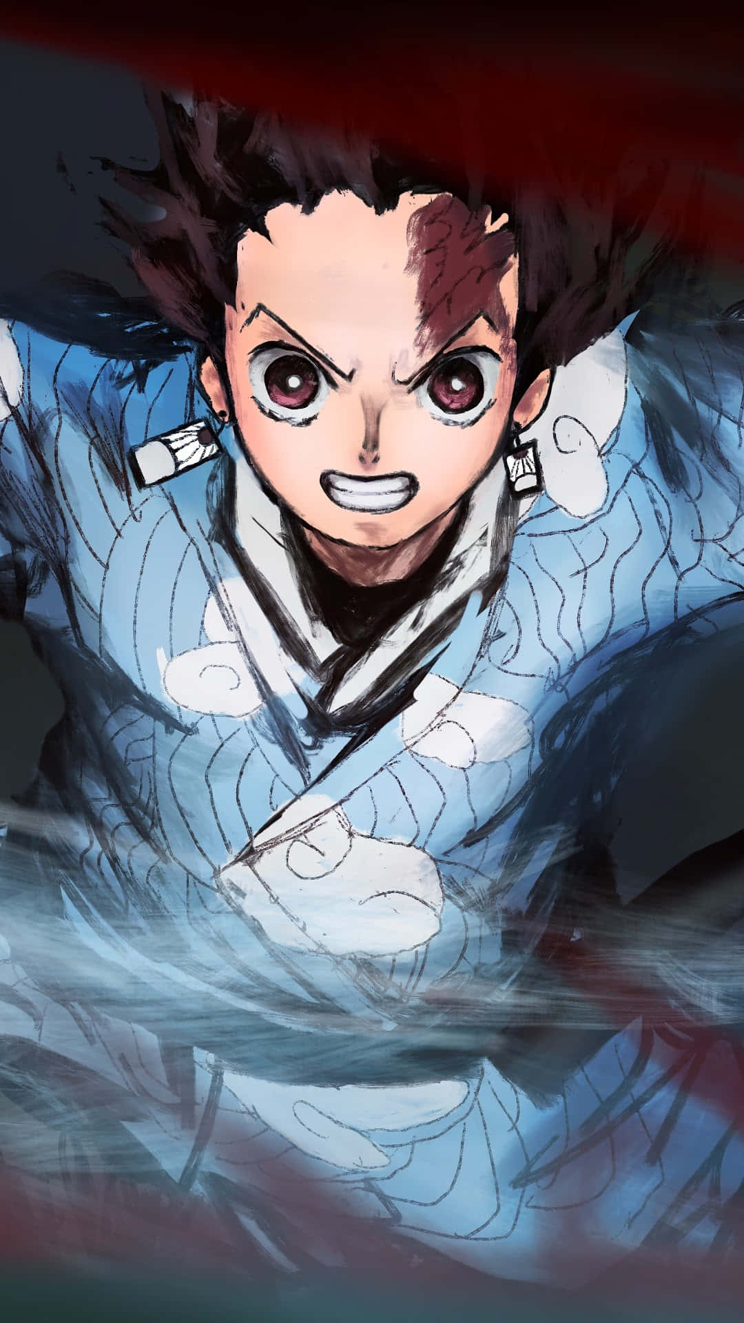 Demon Slayer, iPhone 11, anime warrior, Full HD Phone Wallpaper