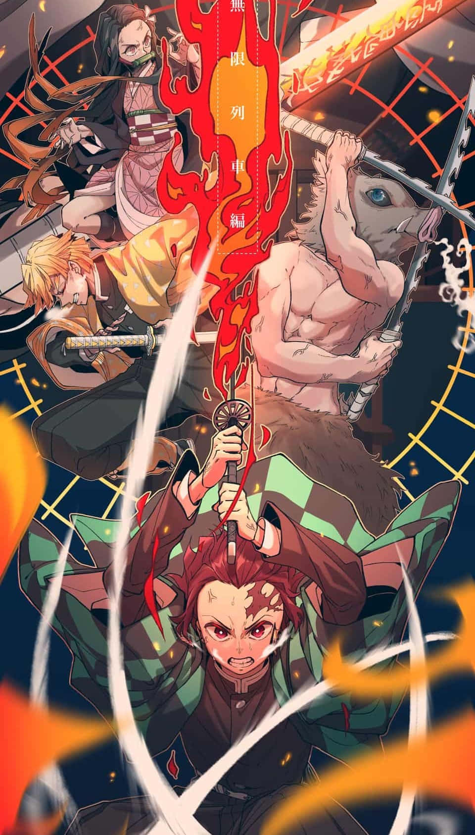 Demon Slayer, iPhone 11, anime warriors, HD Phone Wallpaper