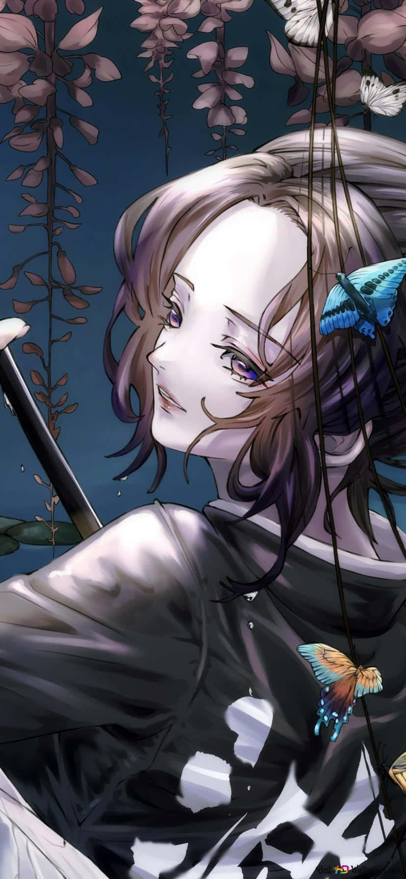 Demon Slayer, iPhone 11, anime girl, HD Phone Wallpaper
