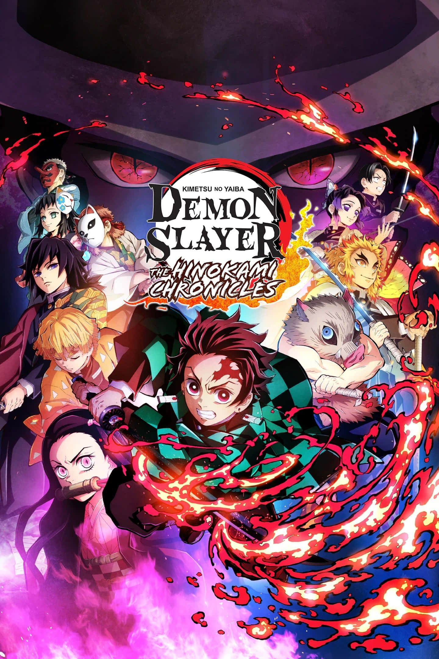 Demon Slayer Season 2, Anime characters, demons, Full HD Phone Wallpaper