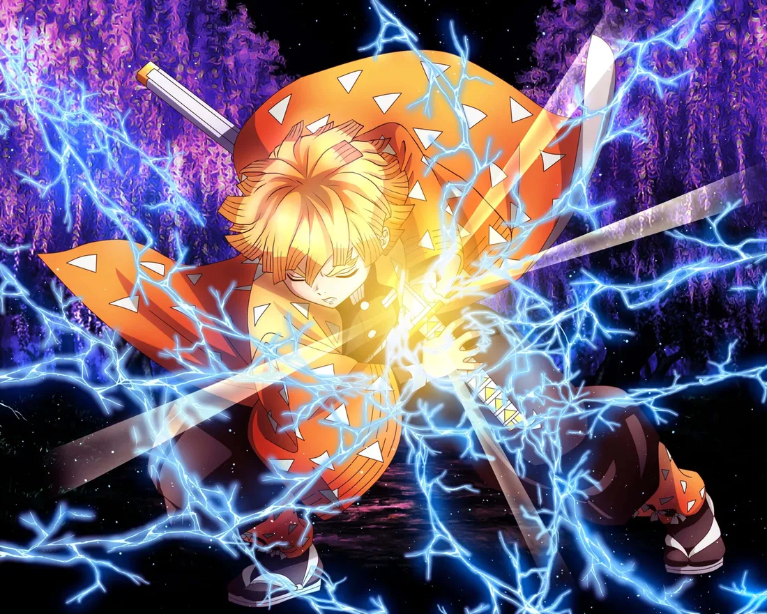 Demon Slayer Zenitsu 4K