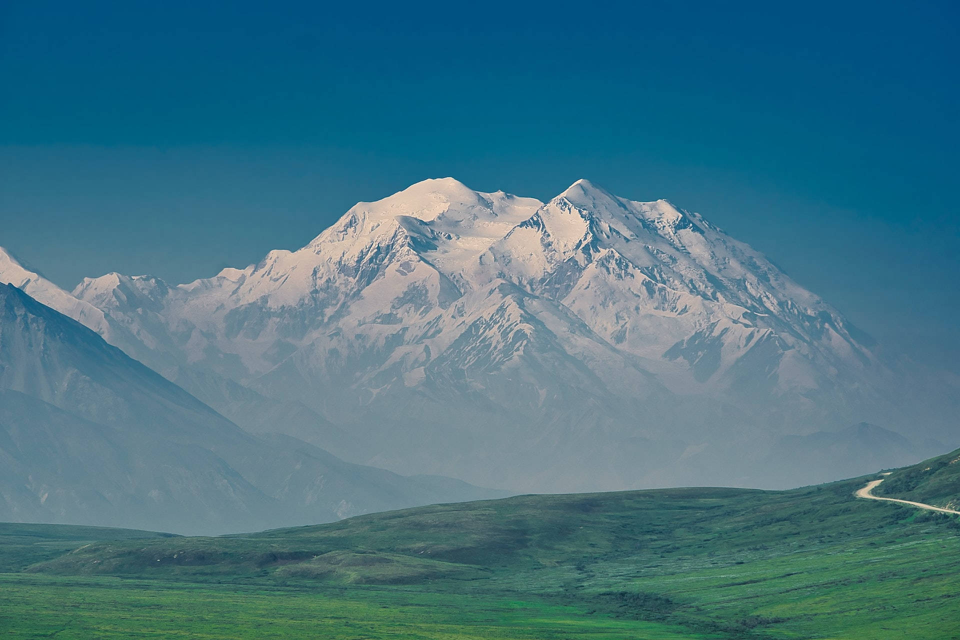 Denali, mountain, snow-capped, Full HD Desktop Wallpaper