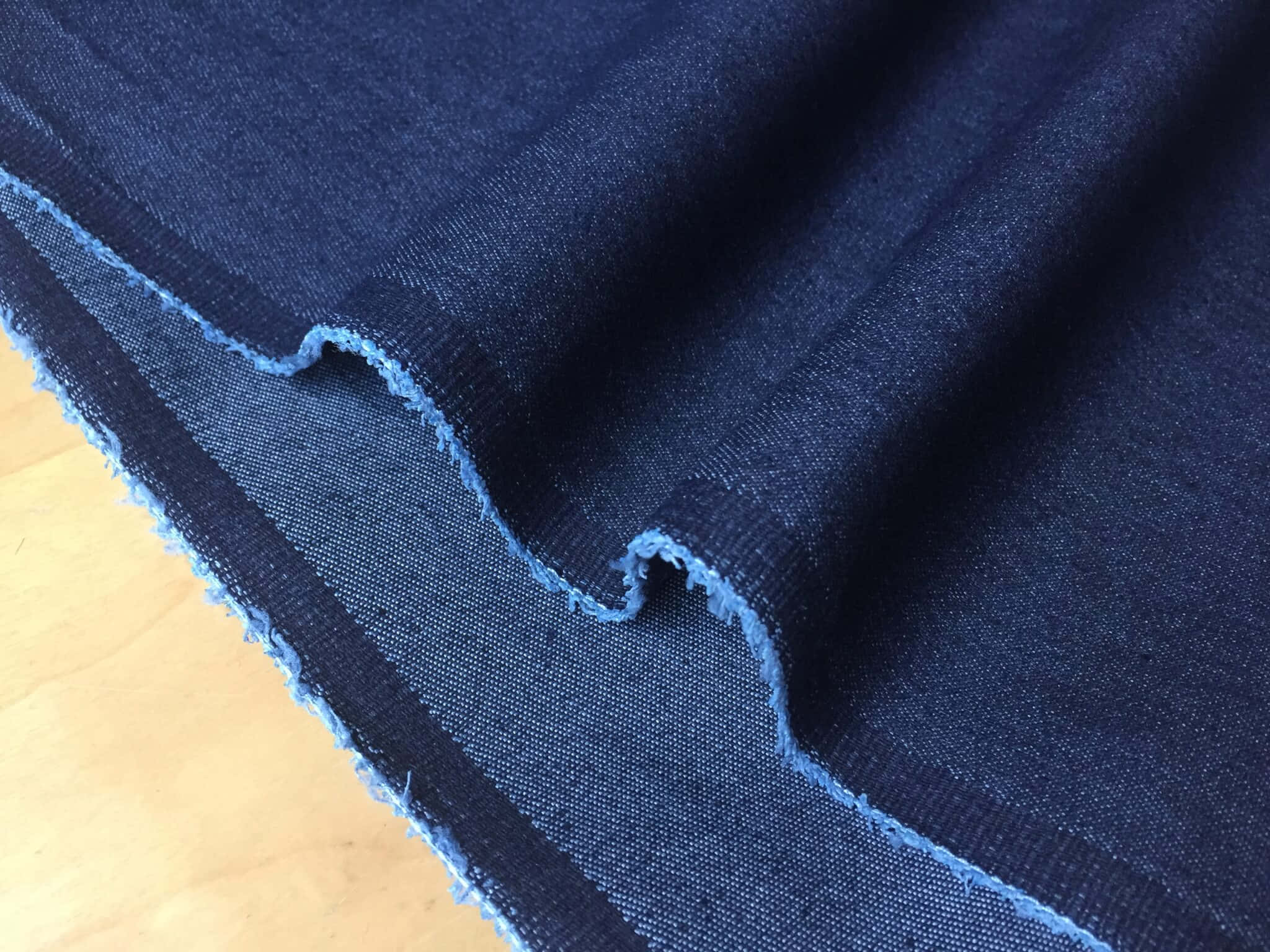 denim blue, dark blue denim fabric, frayed edges, Full HD Desktop Wallpaper