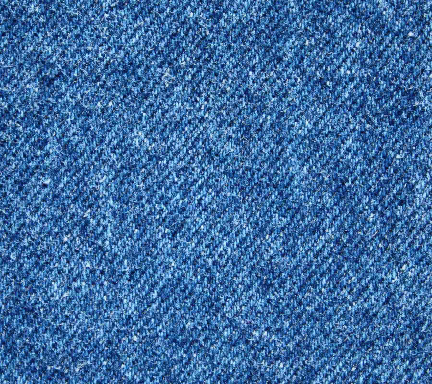 Denim Blue, rich blue textured fabric, subtle white flecks, HD Desktop Wallpaper