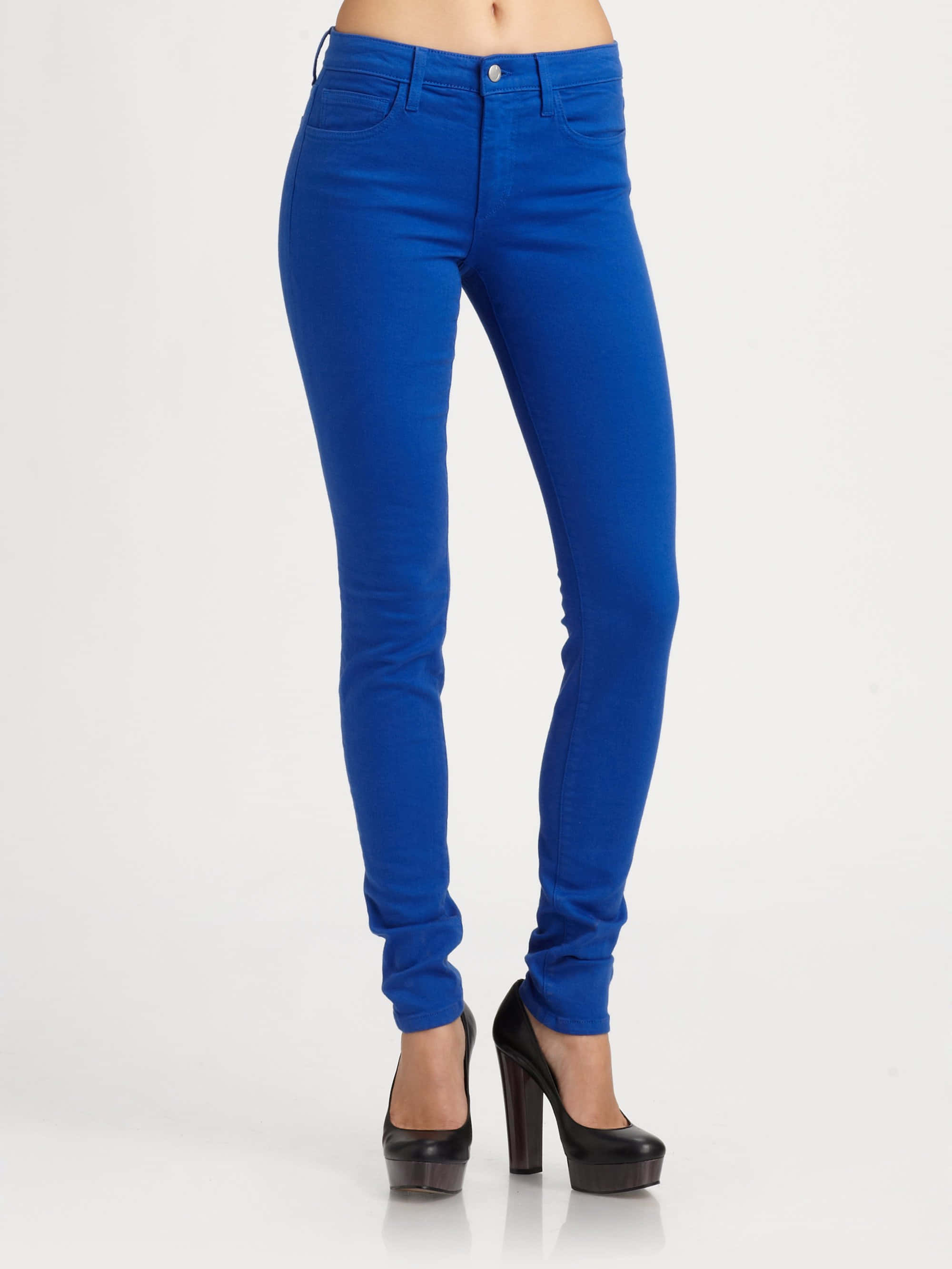Denim Blue, cobalt blue, skinny jeans, 2K Phone Wallpaper