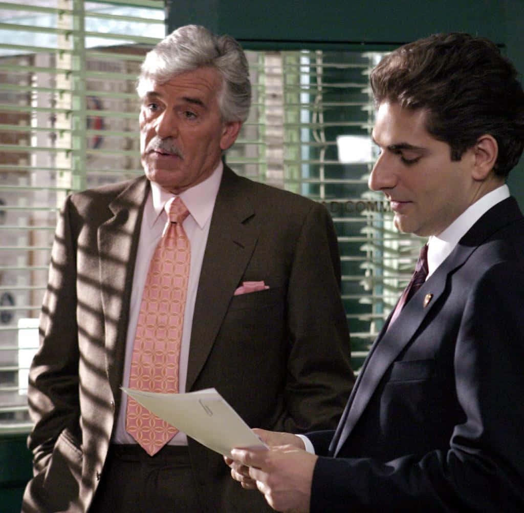 Dennis Farina, office, blinds, SD Desktop Wallpaper