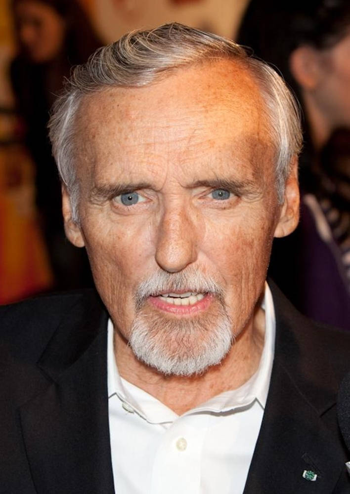 Dennis Hopper, gray hair, beard, SD Phone Wallpaper