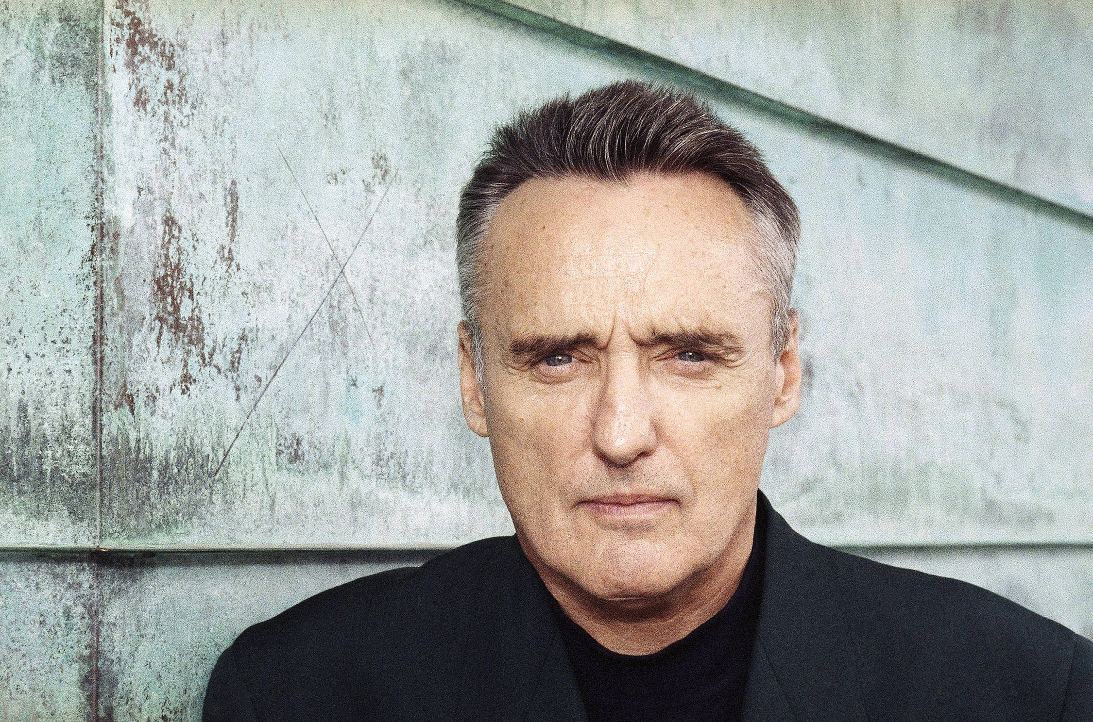Dennis Hopper, gray hair, intense gaze, Full HD Desktop Wallpaper