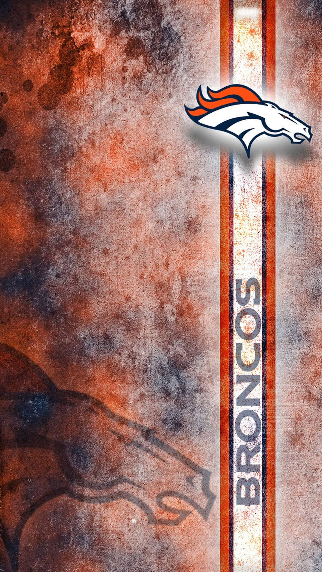 Denver Broncos, Denver Broncos logo, orange, Full HD Phone Wallpaper