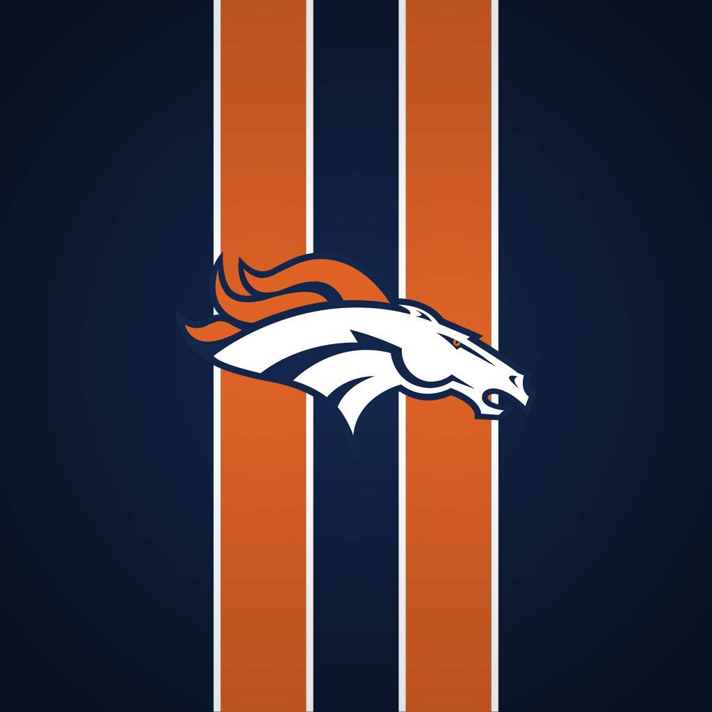 Denver Broncos, horse head logo, orange, SD Desktop Wallpaper