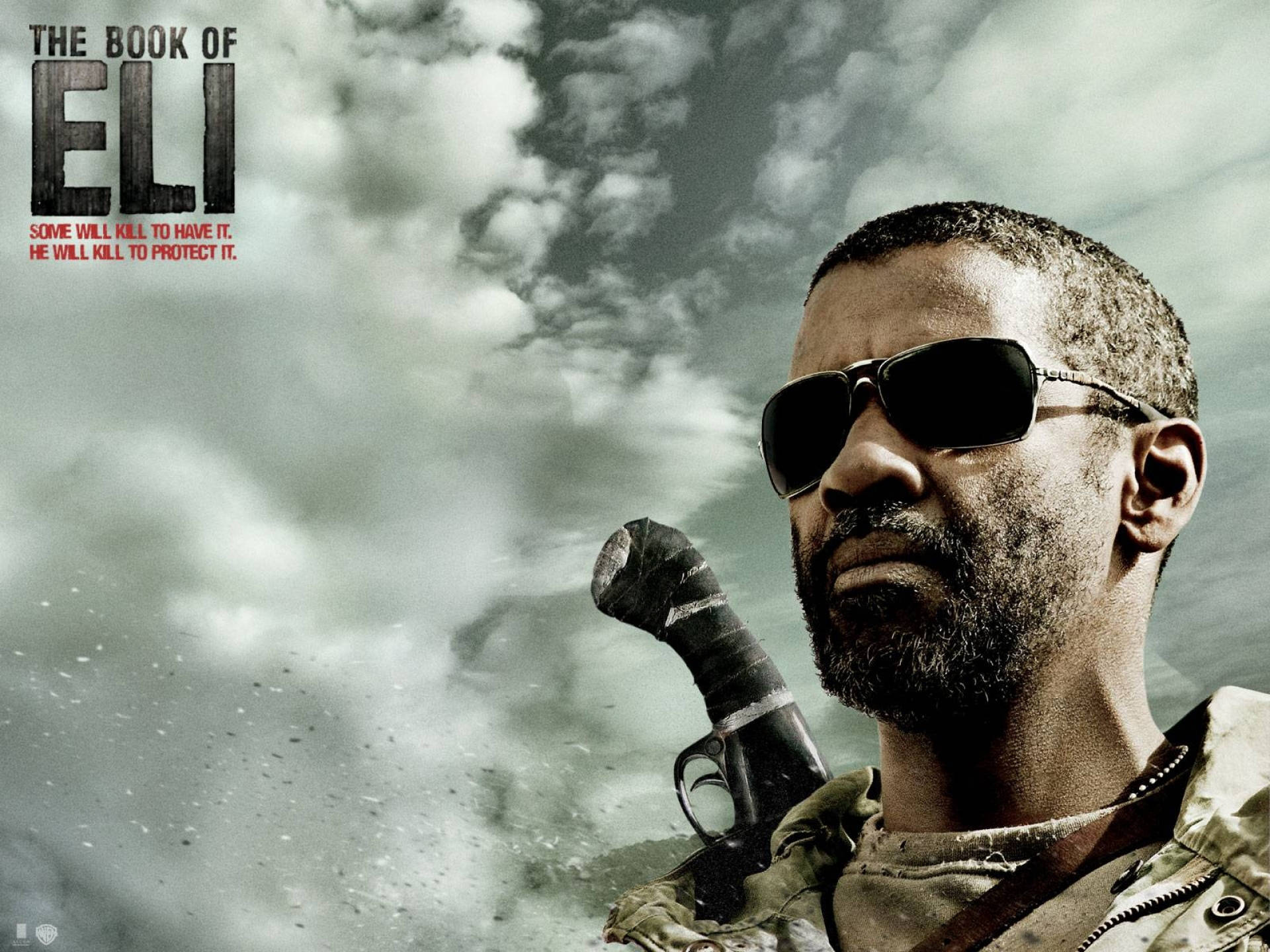 Denzel Washington, sunglasses, knife, Full HD Desktop Wallpaper
