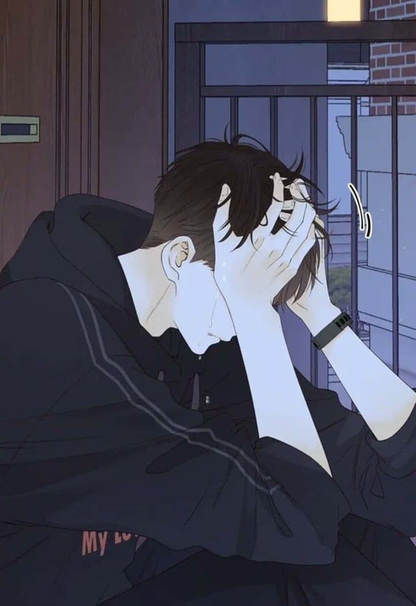 dark hoodie, window, night, SD Phone Wallpaper