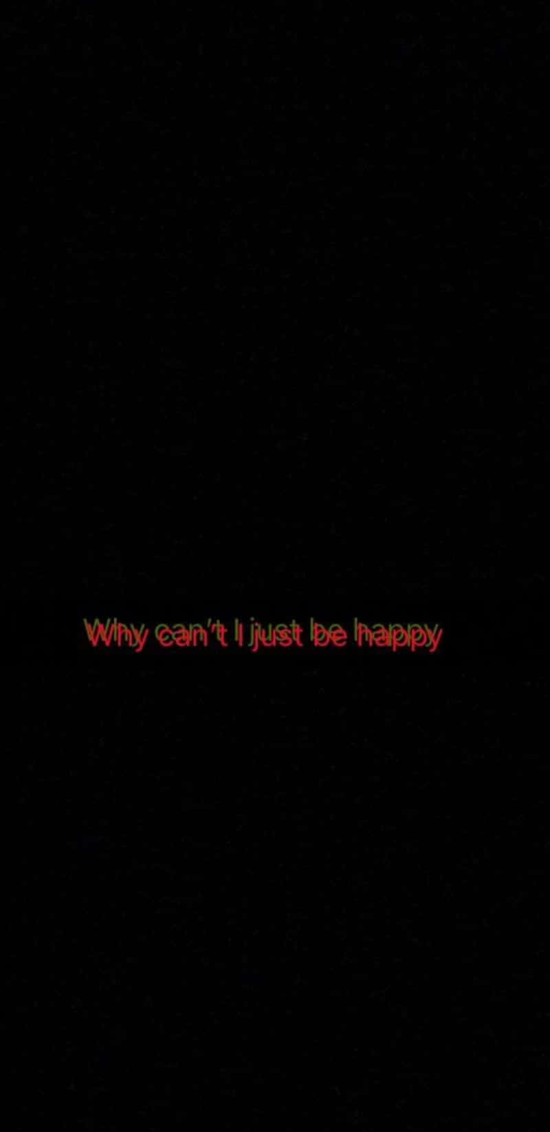 Depression Query, glowing red text, stark black background, HD Phone Wallpaper