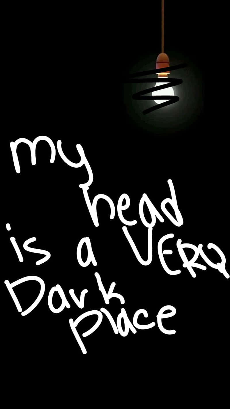 glowing lightbulb, darkness, handwritten text, HD Phone Wallpaper