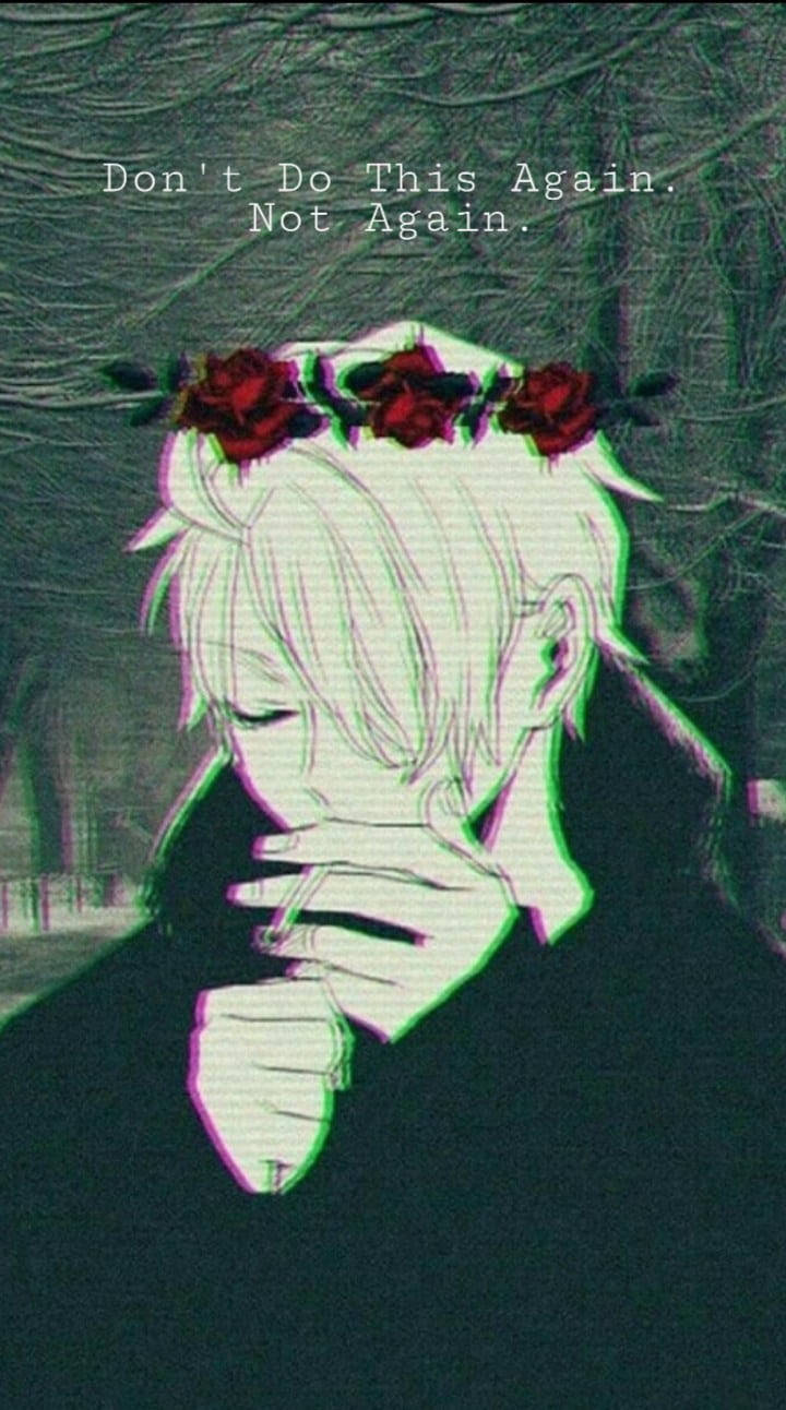 anime boy, white hair, red roses, HD Phone Wallpaper