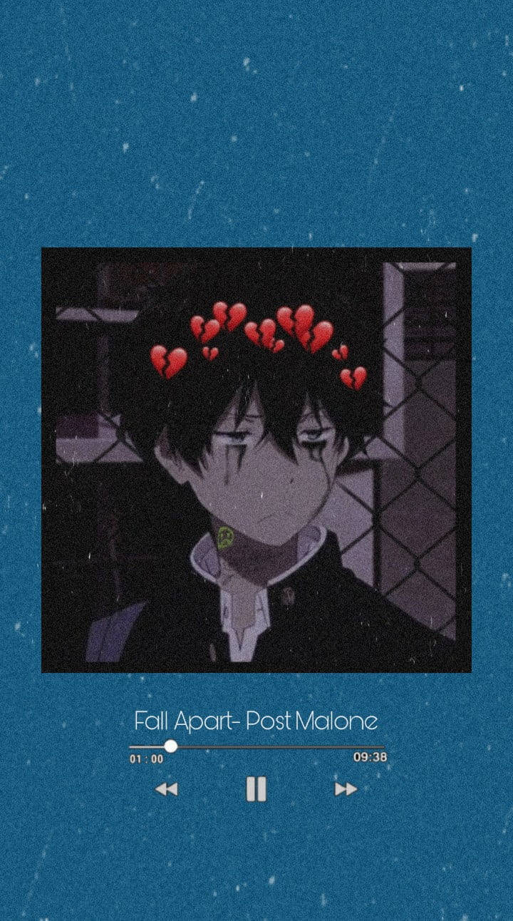 Depression Aesthetic, anime boy, tear, HD Phone Wallpaper