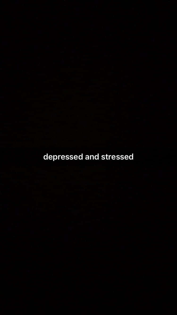 black background, white text, depressed, HD Phone Wallpaper