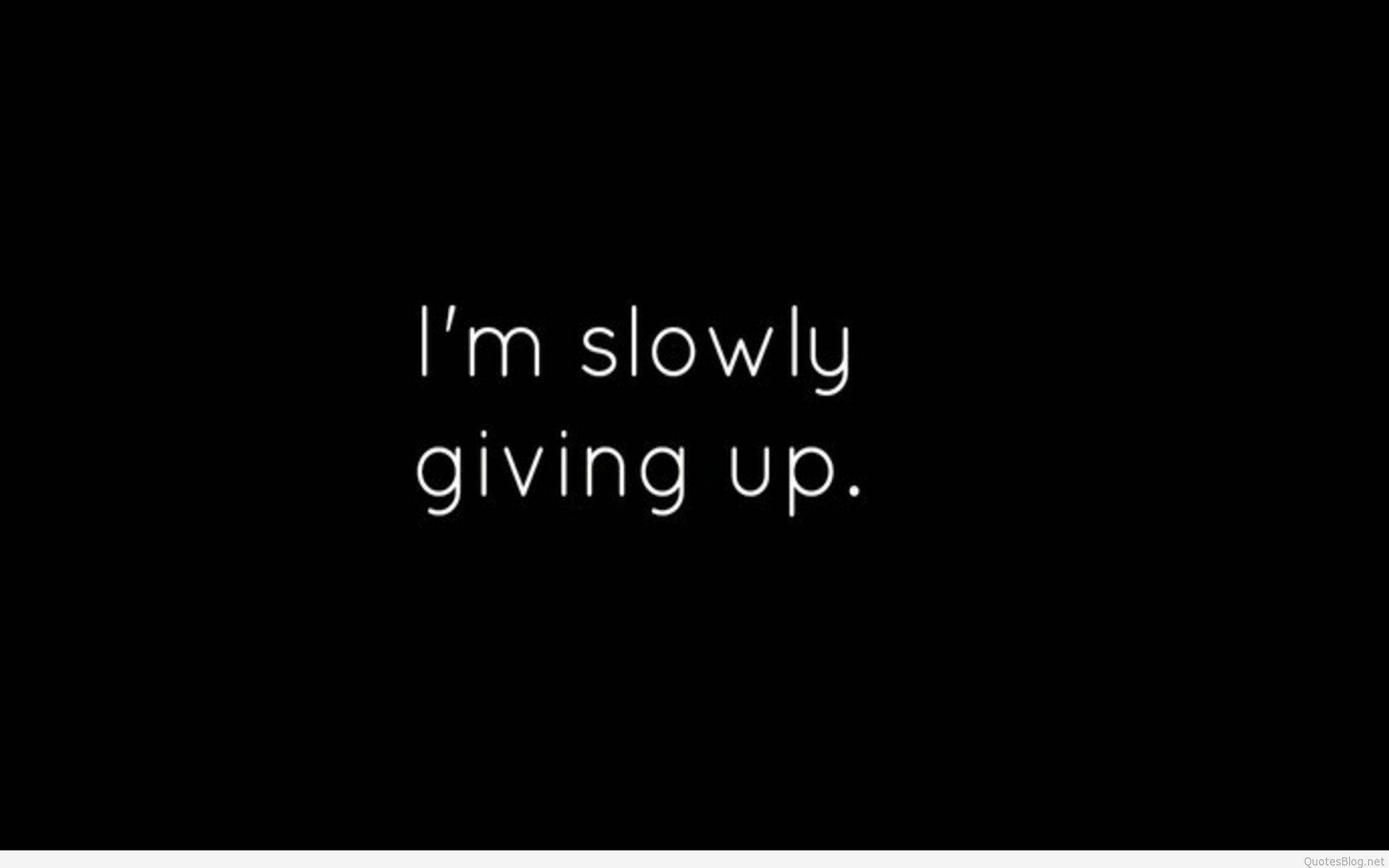 Depression, White text, Black background, Full HD Desktop Wallpaper