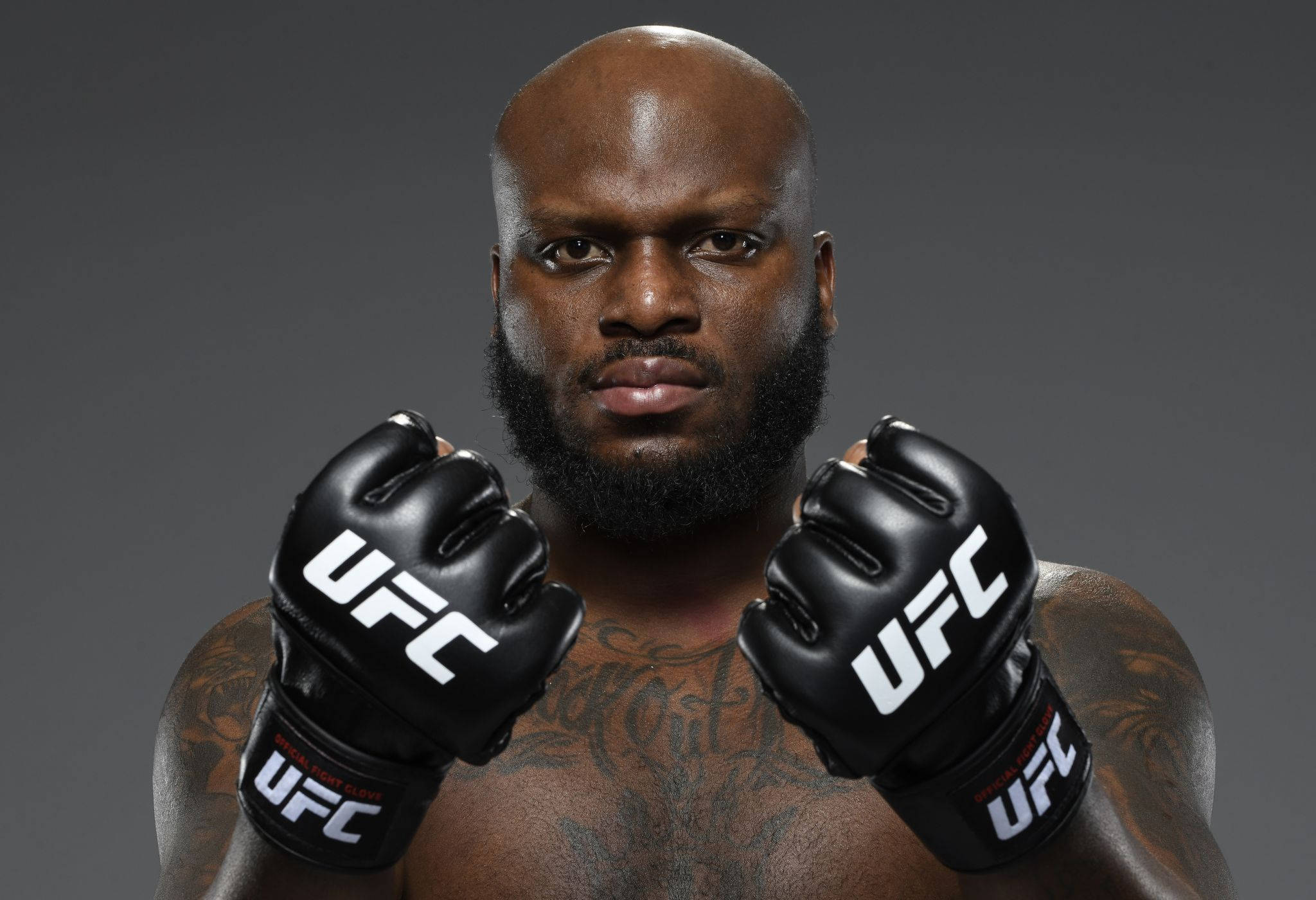 Derrick Lewis, UFC gloves, black, Full HD Desktop Wallpaper