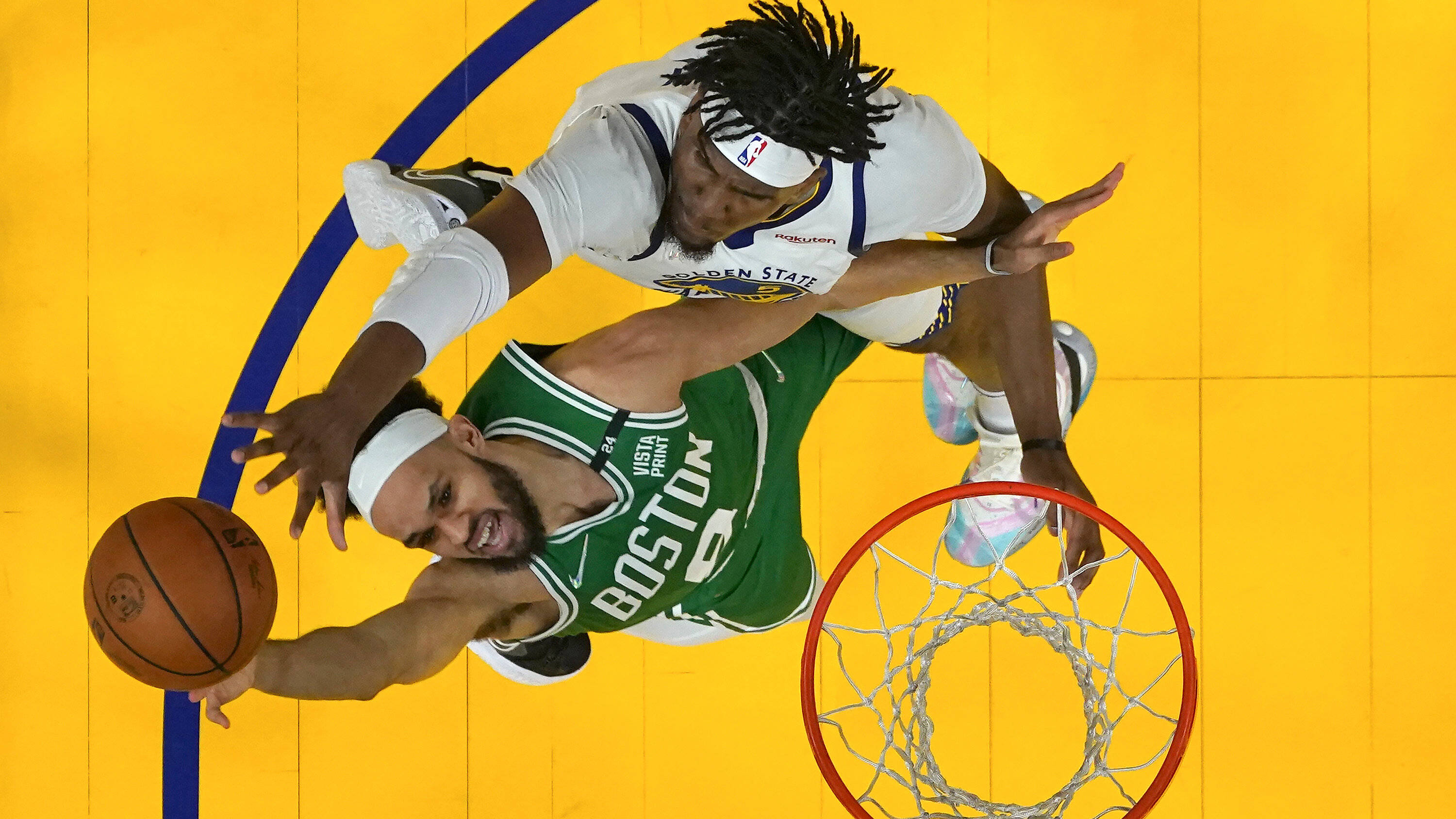 Derrick White, green, white, 2K Desktop Wallpaper