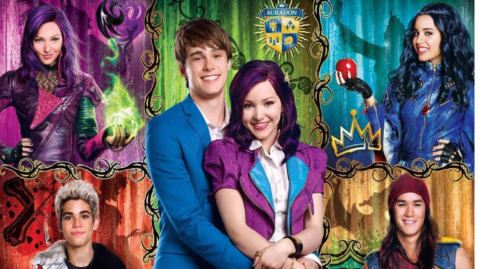 Descendants 2, Sweet Characters, magical, Full HD Desktop Wallpaper