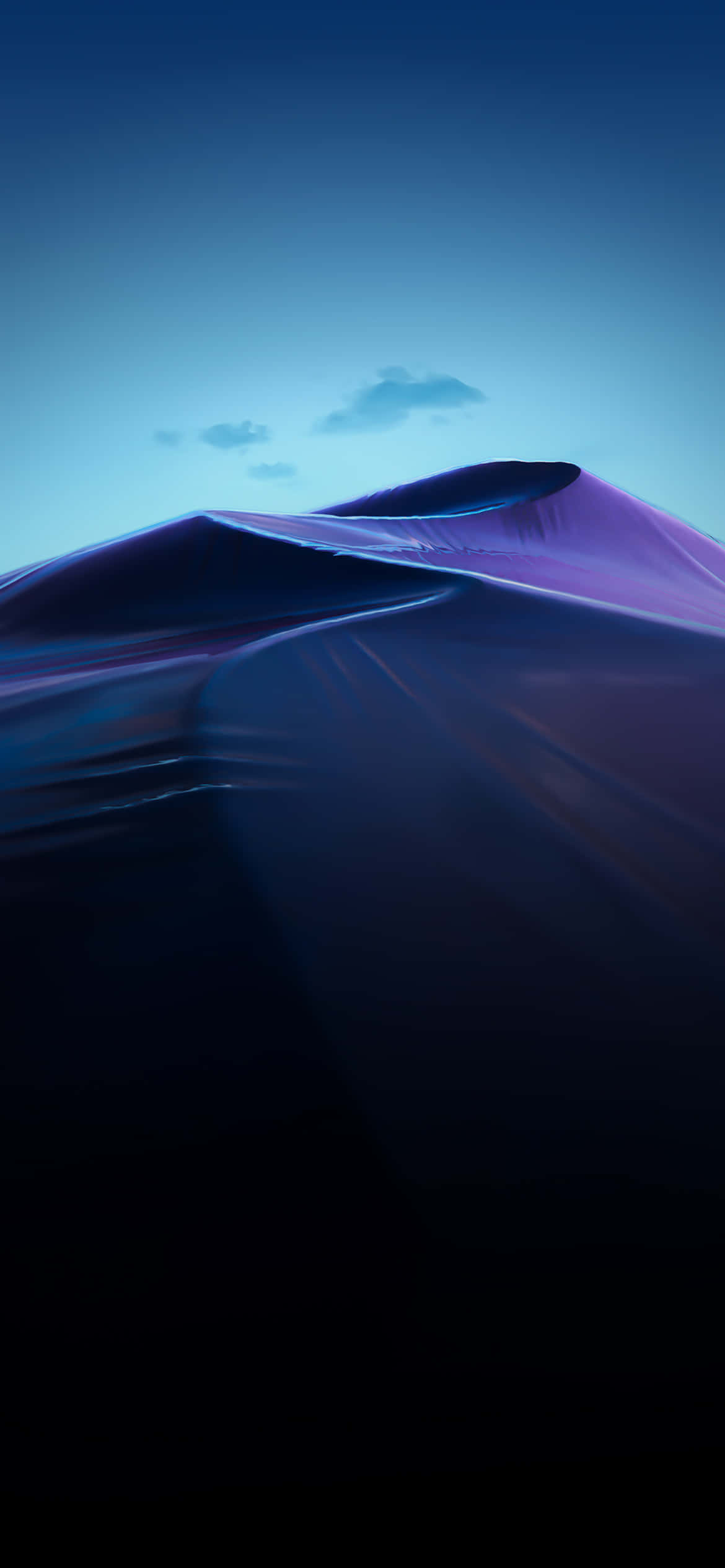 Desert iPhone, twilight purple, blue hues, Full HD Phone Wallpaper