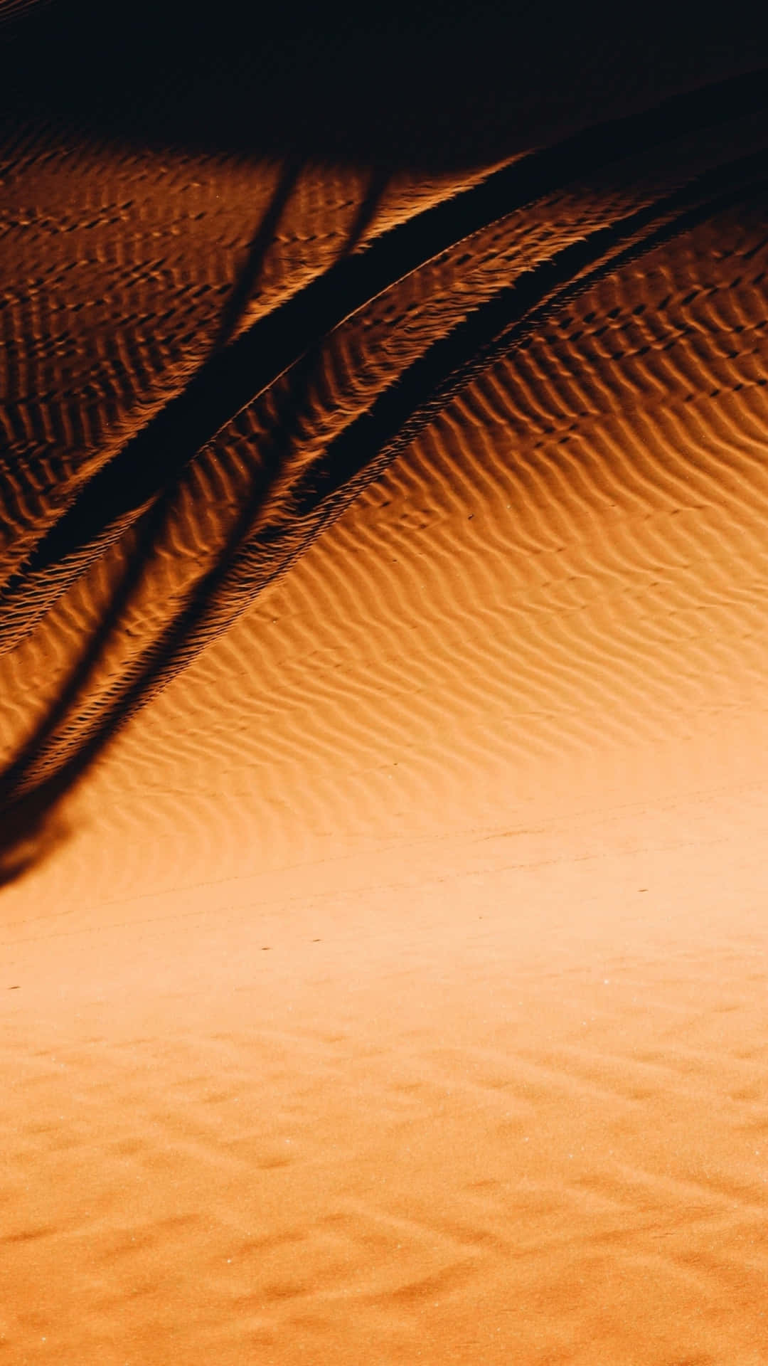 Desert iPhone, golden sand dunes, warm light, Full HD Phone Wallpaper