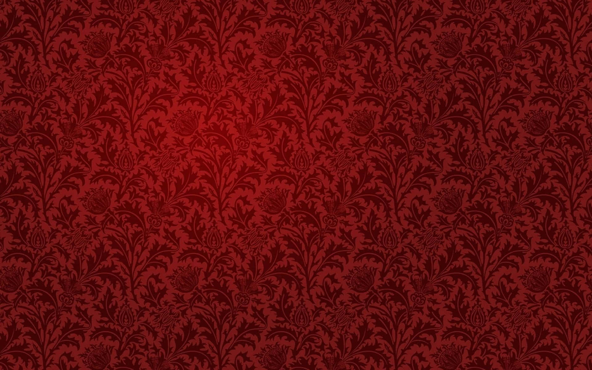 damask pattern, maroon color, dark floral, Full HD Desktop Wallpaper