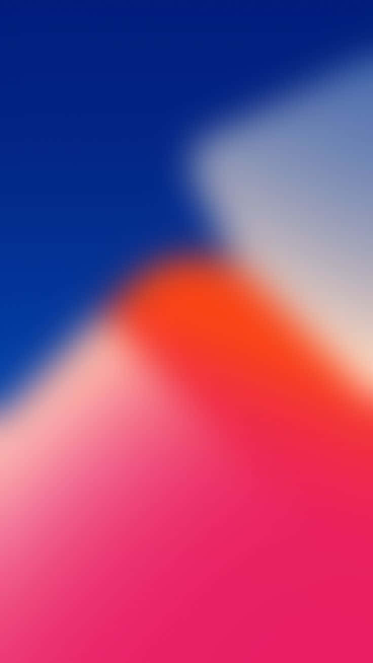 red and blue, iPhone, blue orange and pink gradients, HD Phone Wallpaper