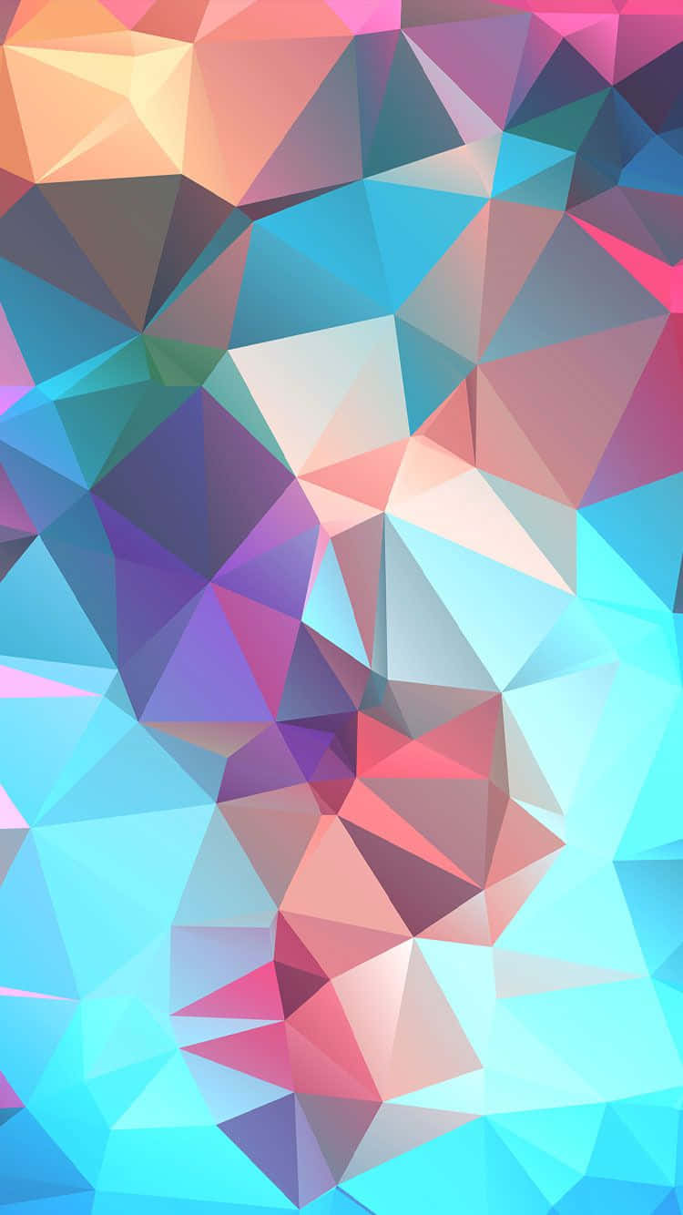 Designer iPhone, blue, pink, HD Phone Wallpaper