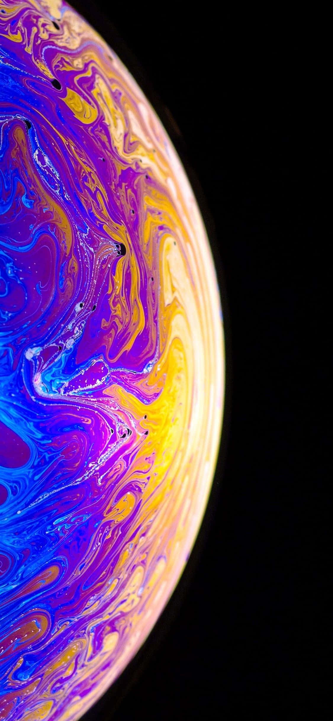designer iPhone, electric purple, yellow, Full HD Phone Wallpaper