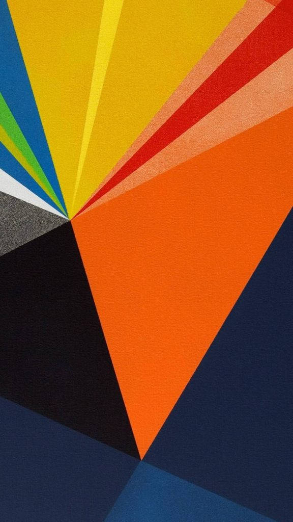 colorful shapes, abstract iPhone, geometric triangles, SD Phone Wallpaper