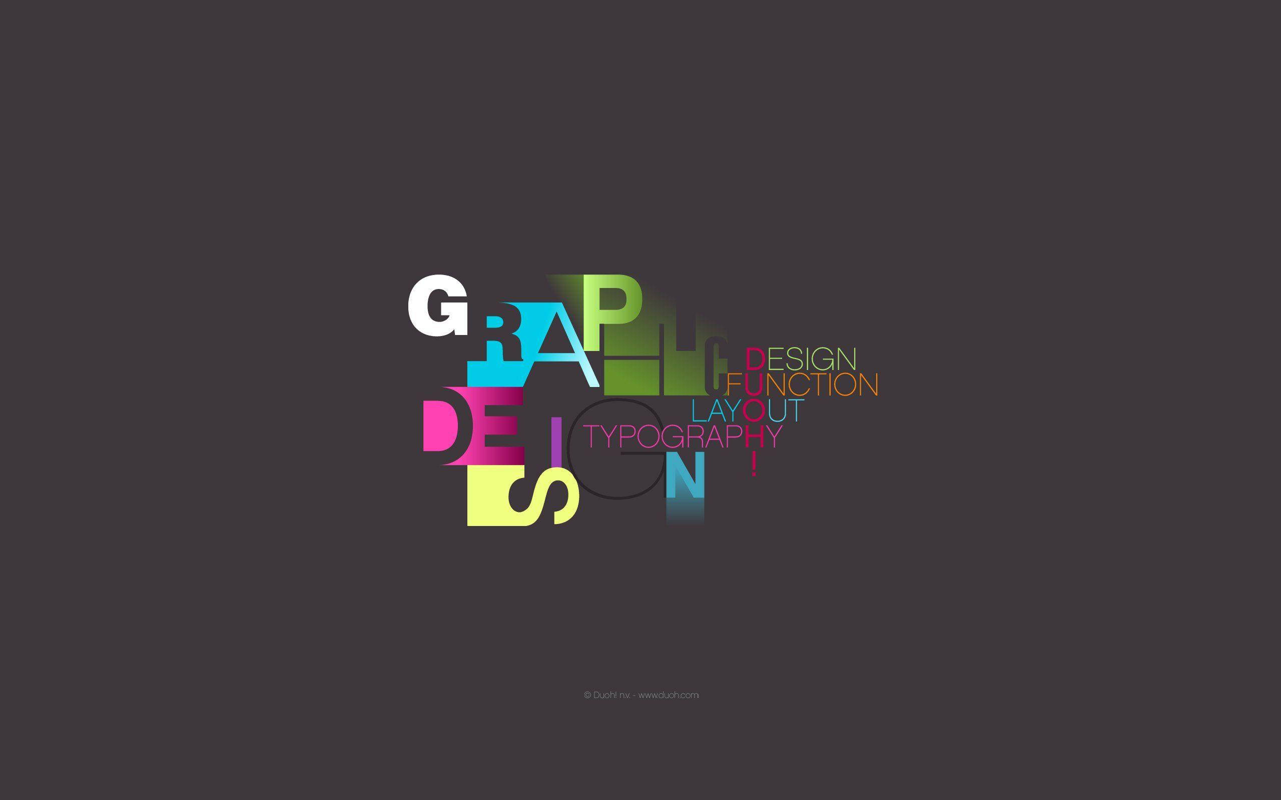 GRAPHIC DESIGN, typography, layout, 2K Desktop Wallpaper