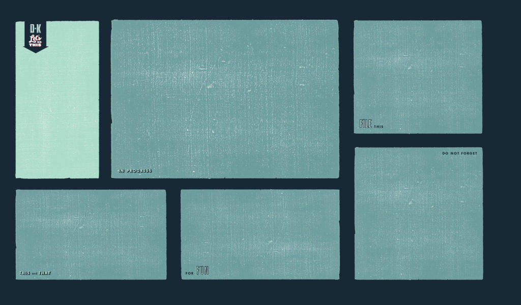 dark blue theme, teal textured panels, faint text, SD Desktop Wallpaper
