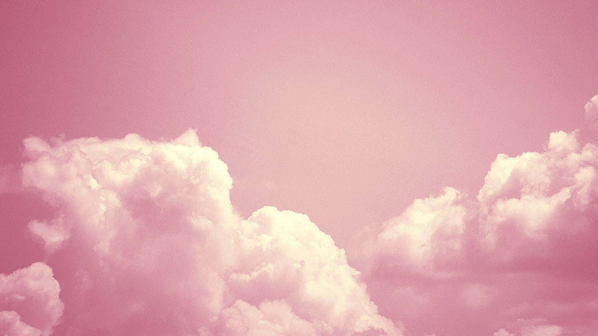 Cotton Candy Clouds, pink sky, soft cottony clouds, Full HD Desktop Wallpaper