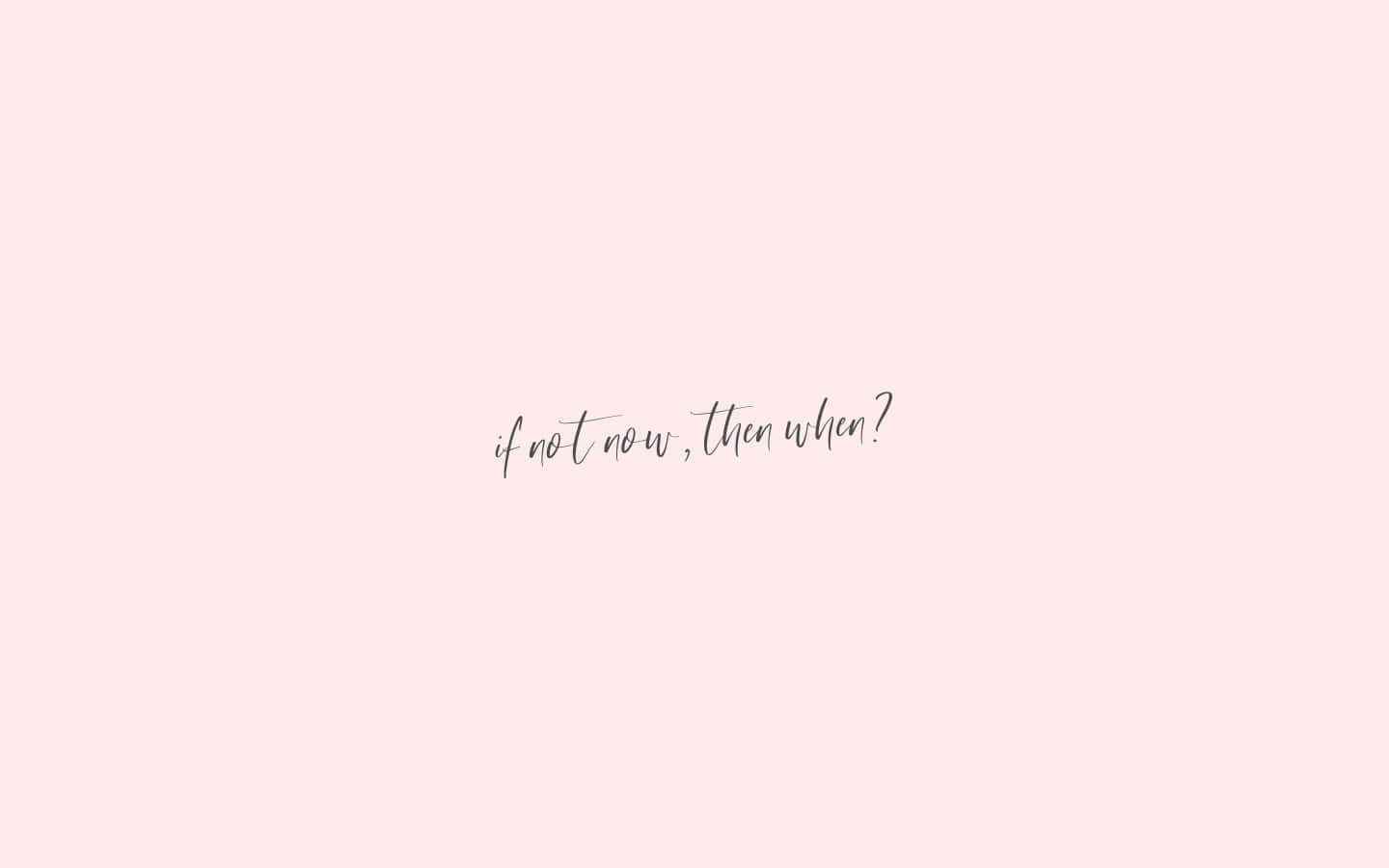 Desktop Pink Aesthetic, pastel pink background, handwritten phrase, HD Desktop Wallpaper