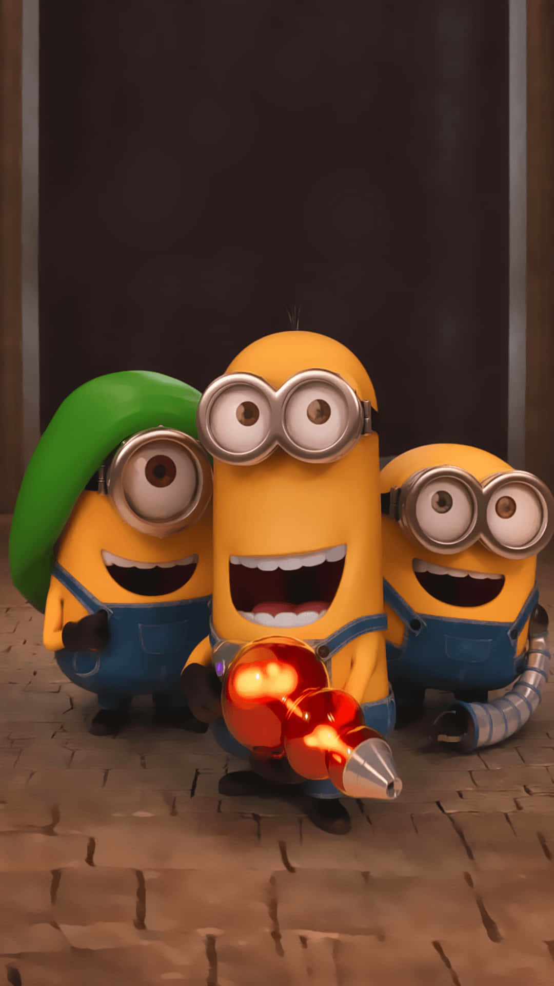 Despicable Me Minion, iPhone, lava lamp gun, Full HD Phone Wallpaper