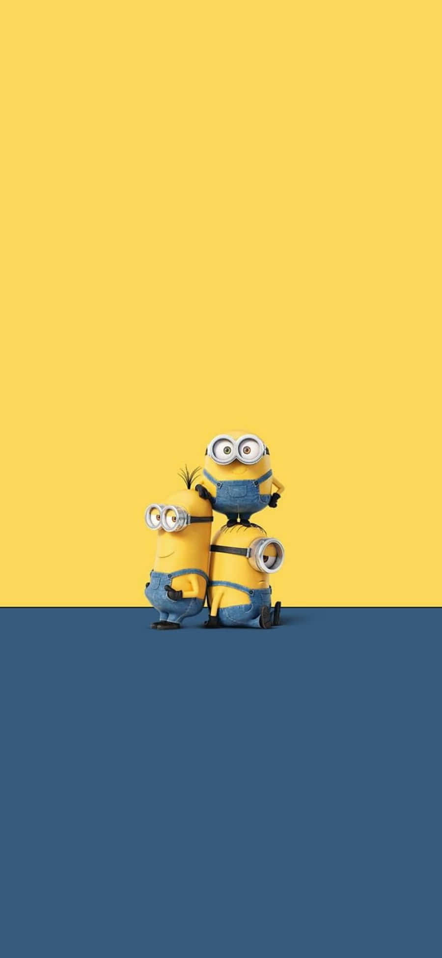 Despicable Me Minion, yellow Minions, blue overalls, Full HD Phone Wallpaper