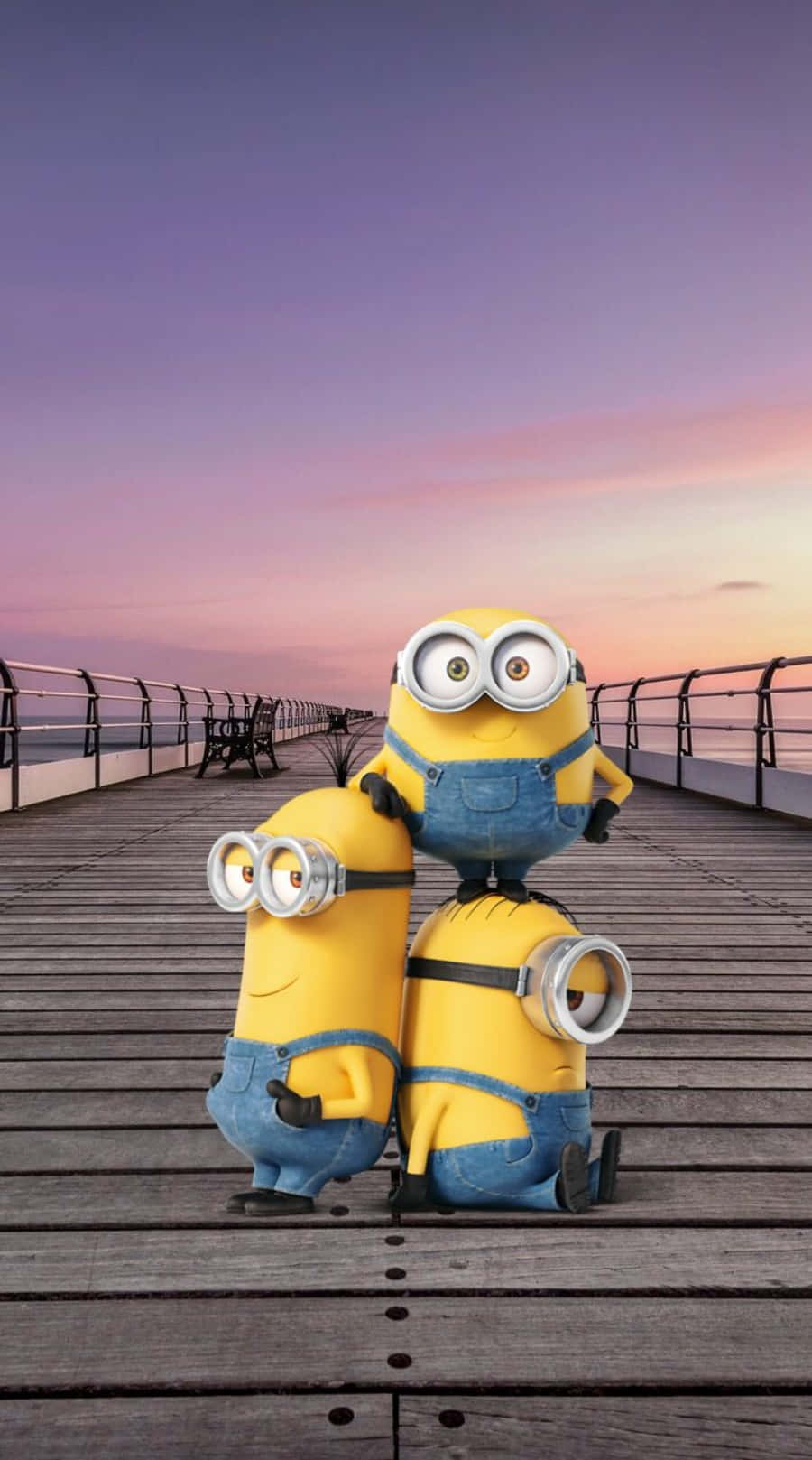 Despicable Me Minion, iPhone, Beach, HD Phone Wallpaper