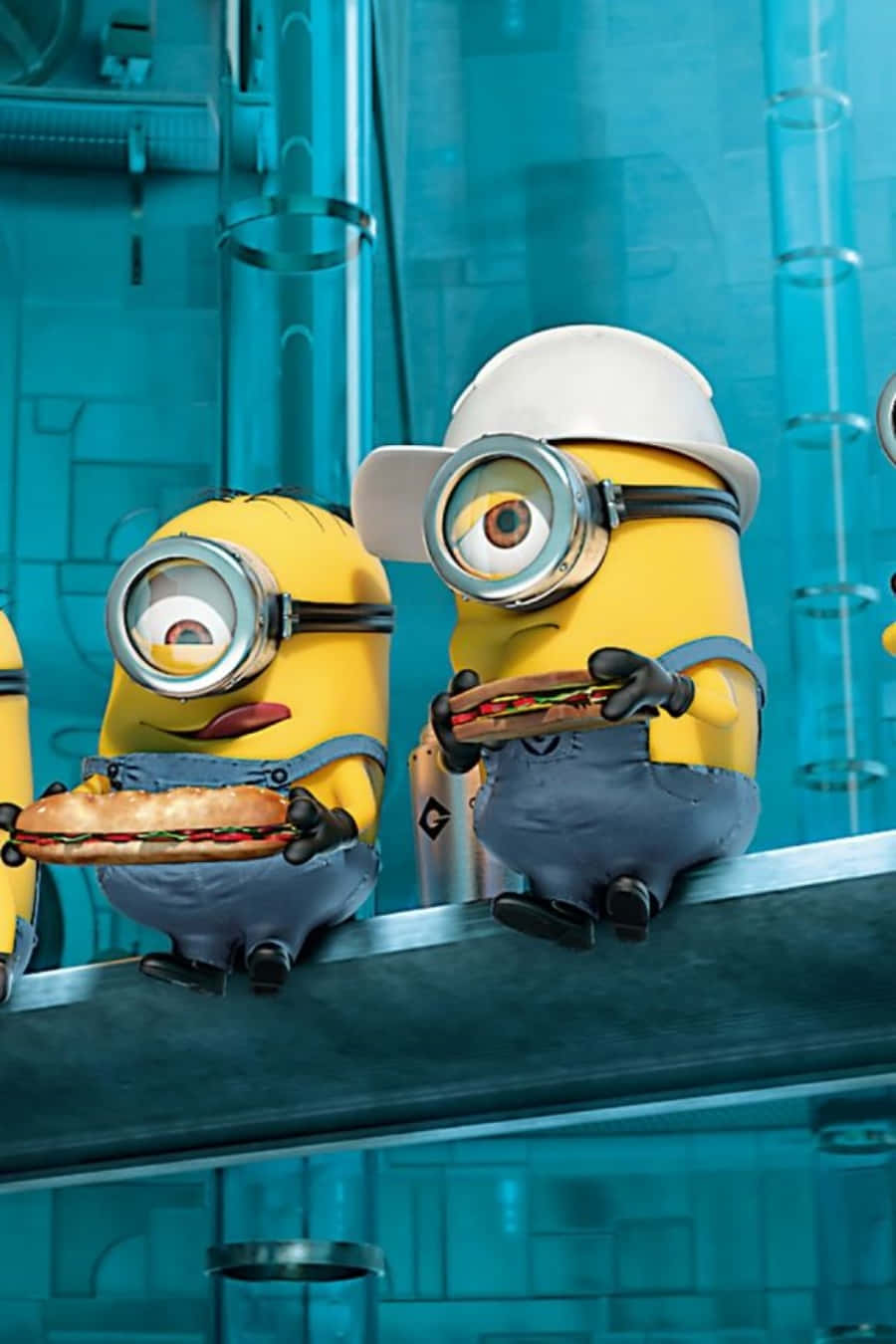Despicable Me Minion, iPhone, sandwich, HD Phone Wallpaper