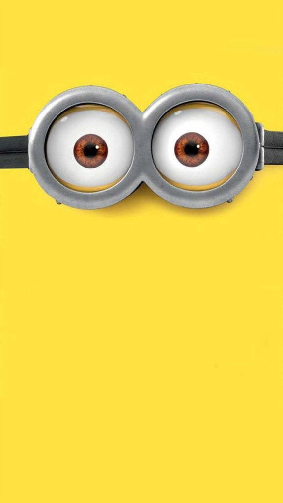 Minion, goggles, brown eyes, SD Phone Wallpaper