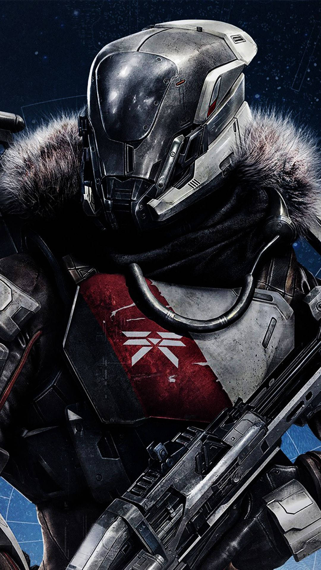 Destiny 2, futuristic soldier, armored gear, Full HD Phone Wallpaper