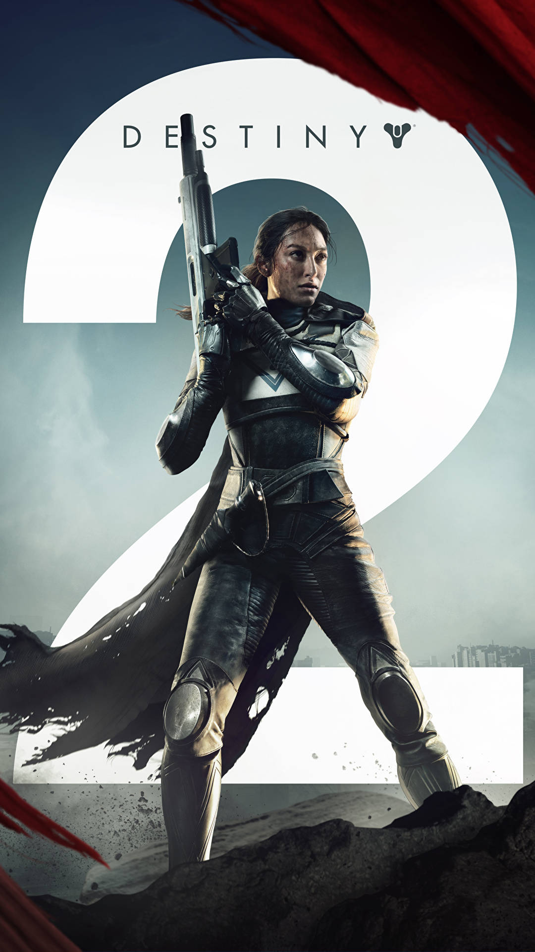 Destiny 2, female soldier, futuristic armor, Full HD Phone Wallpaper