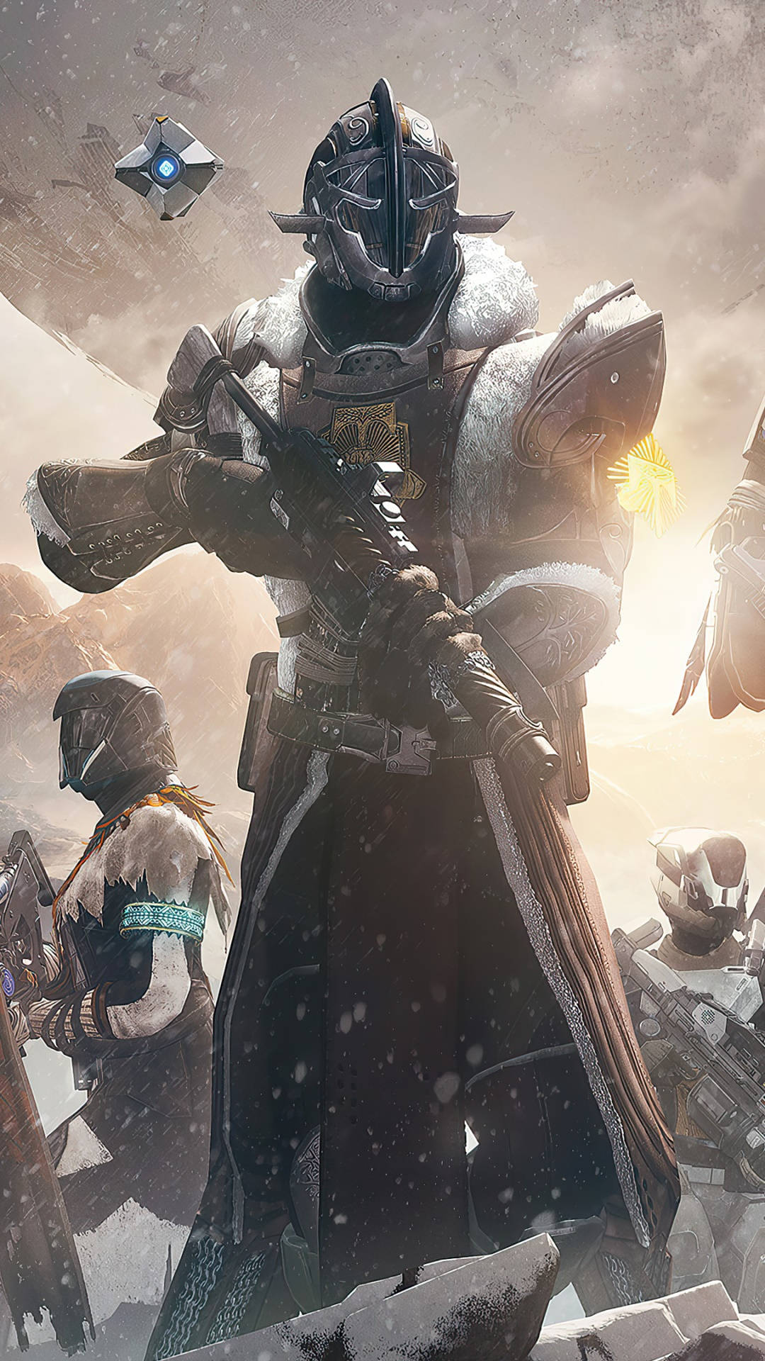 Destiny 2, warrior, snow gear, Full HD Phone Wallpaper