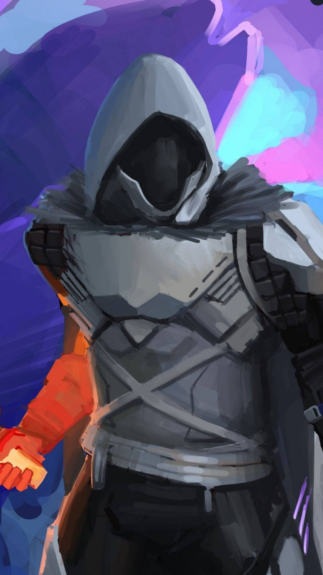 Destiny 2, 1080x1920, hooded armored figure, Full HD Phone Wallpaper