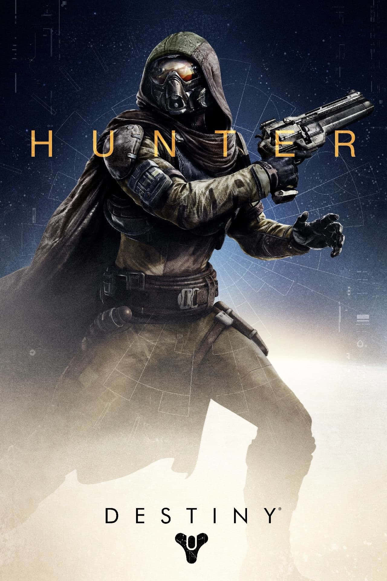 Destiny 2 Hunter, futuristic armor, revolver, Full HD Phone Wallpaper