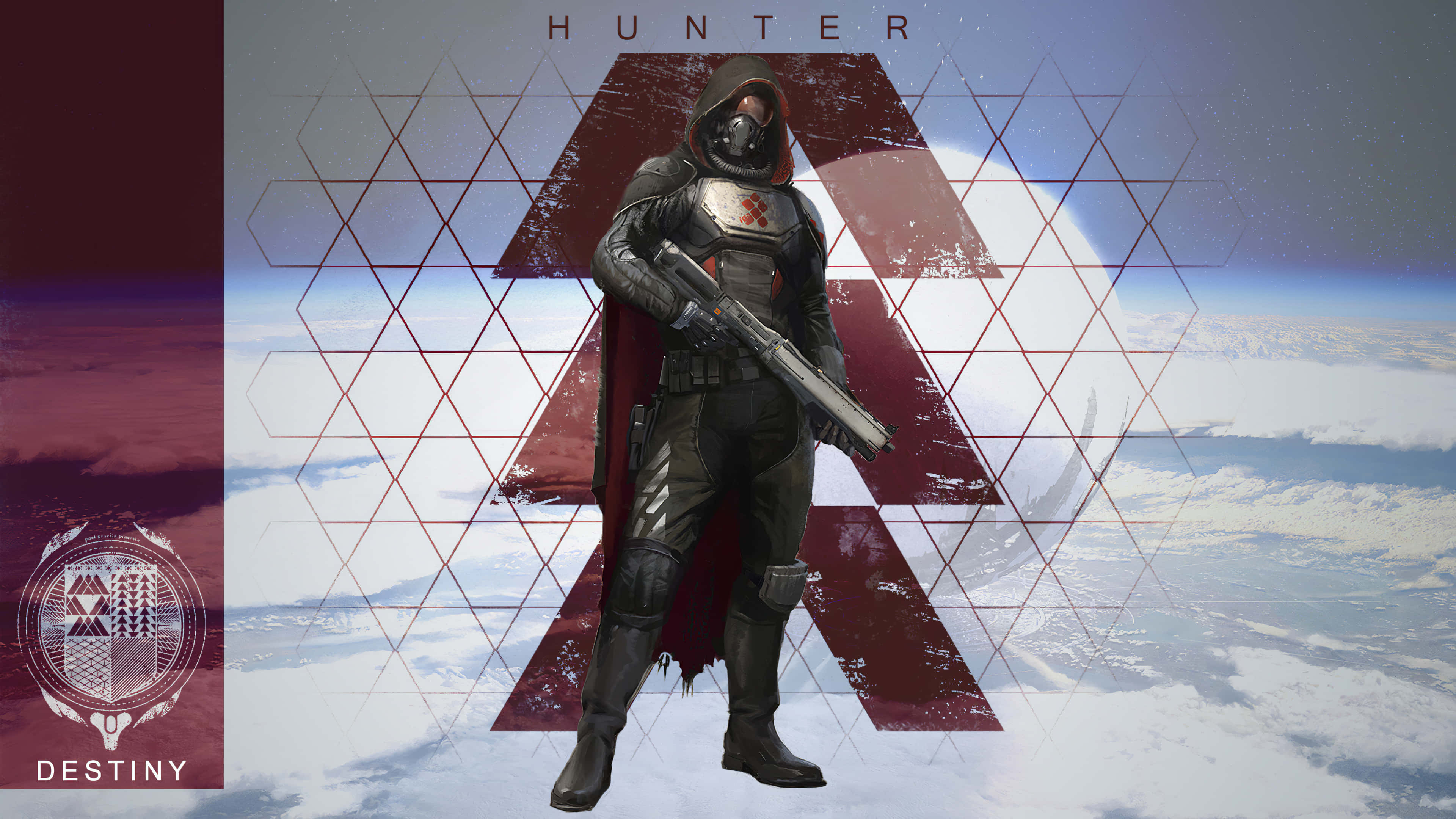 Destiny 2 Hunter, hooded hunter, dark armor, 4K Desktop Wallpaper