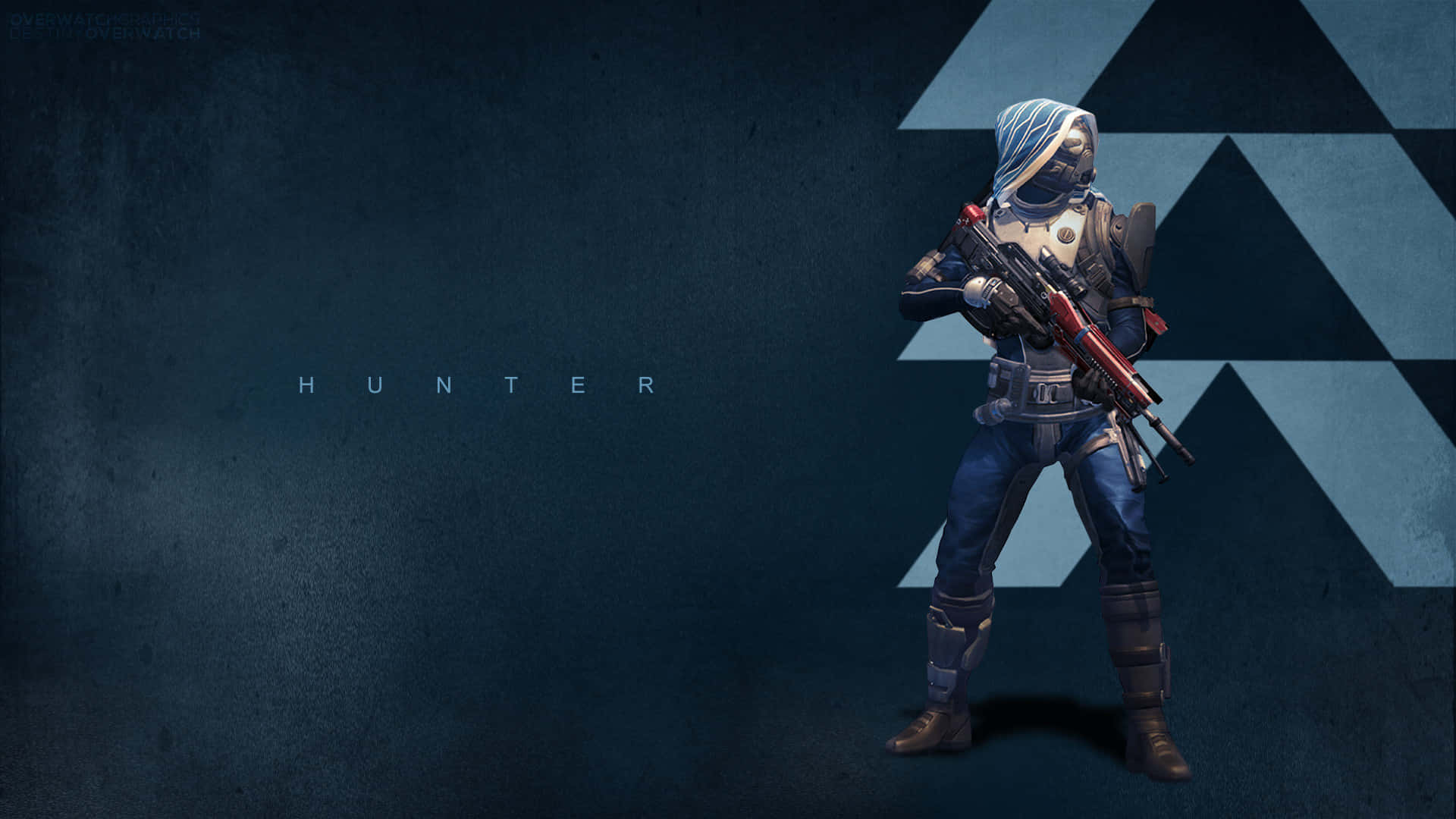 Destiny 2 Hunter, rifle, armored gear, Full HD Desktop Wallpaper