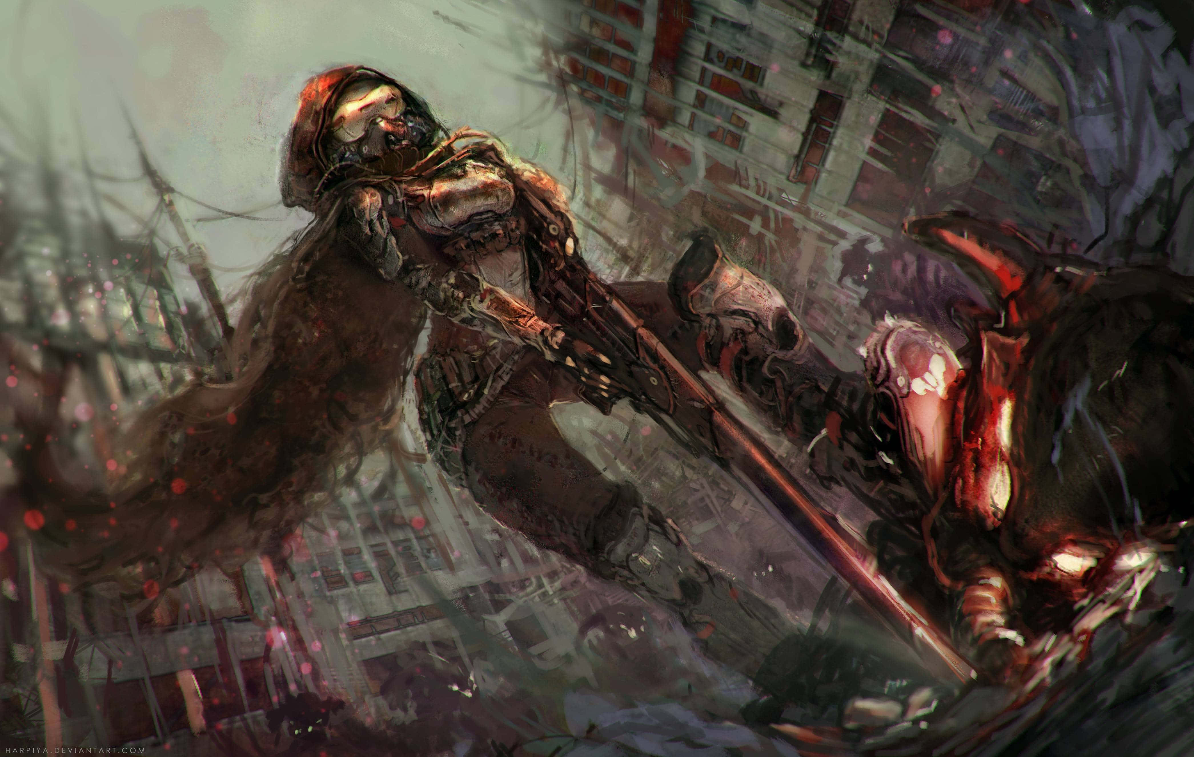 Destiny 2, Hunter, hooded warrior, 4K Desktop Wallpaper